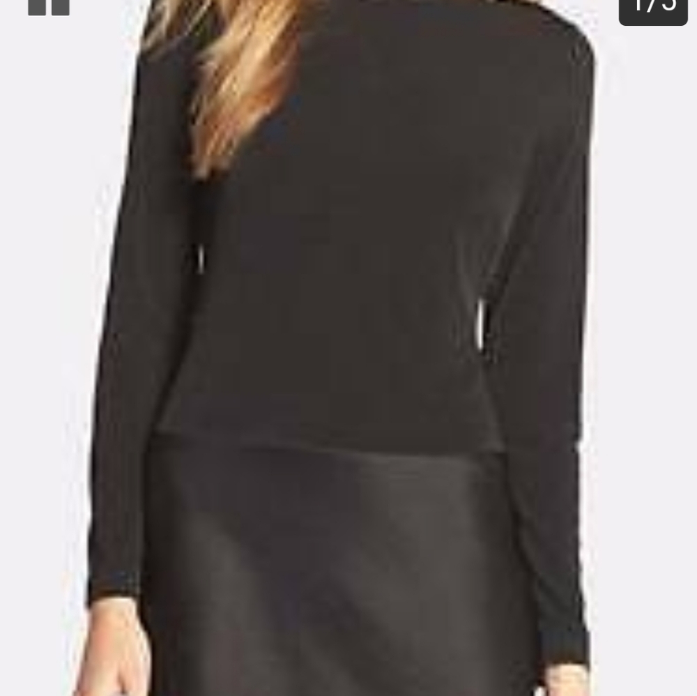 Cynthia Steffe Black long sleeve Cocktail Dress